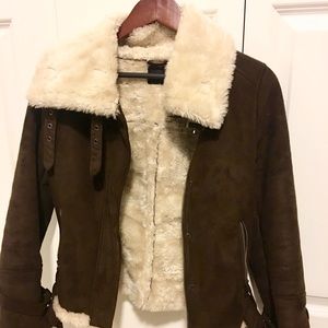 Express Jackets & Coats - Faux Fur Coat Express Jackets & Coats - Faux Fur Coat